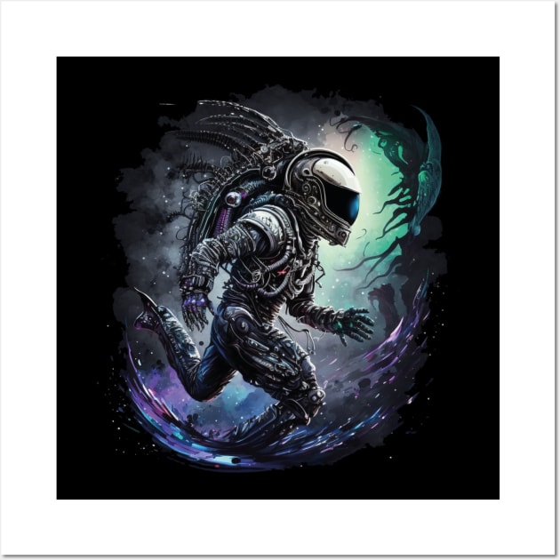 Space Alien Wall Art by Trontee